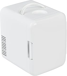 True Glow by Conair Mini Beauty Fridge for Skincare Products, Makeup, and Beauty Tools, 4 Liter