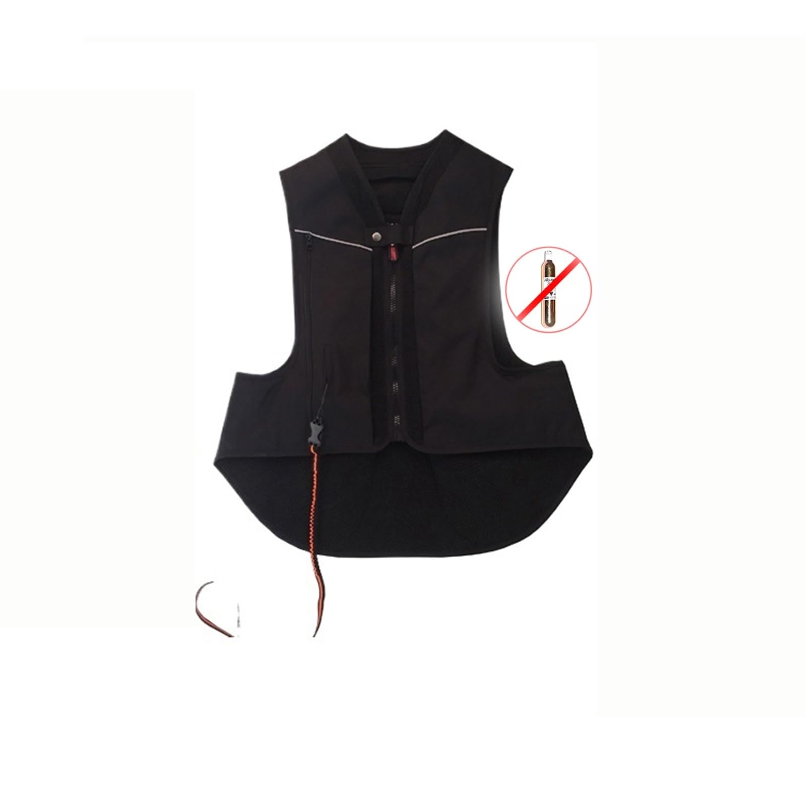 Gilet Airbag Moto Homme Une Force De 18 Kg Déclenche L'airbag Corporel Veste Airbag for Personnes Âgées Unisexe(Nero,X-Large)