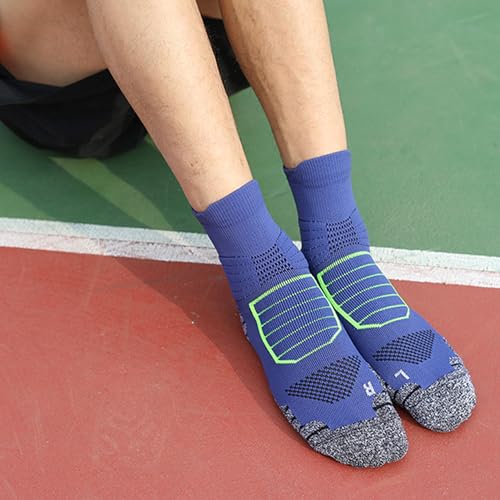 Ankle Socks with Cushion Sport Athletic Running Socks Low Cut Compression Running Sock with Ankle Support 3 Pairs4