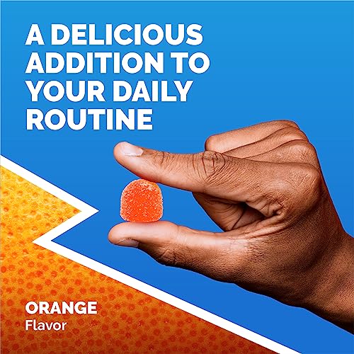 Emergen-C Immune+ Immune Gummies, Vitamin D plus 750 mg Vitamin C, Immune Support Dietary Supplement, Caffeine Free, Gluten Free, Super Orange Flavor - 45 Count - Image 6