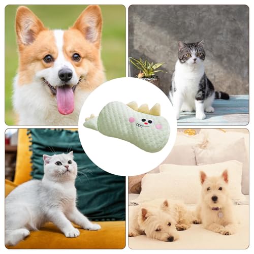 Kissen für Hunde, beruhigendes Haustierkissen, Mini-Hundekopf, weich und waschbar, Kissen für Kühle, ergonomische Unterstützung für Katzen mit Hunden