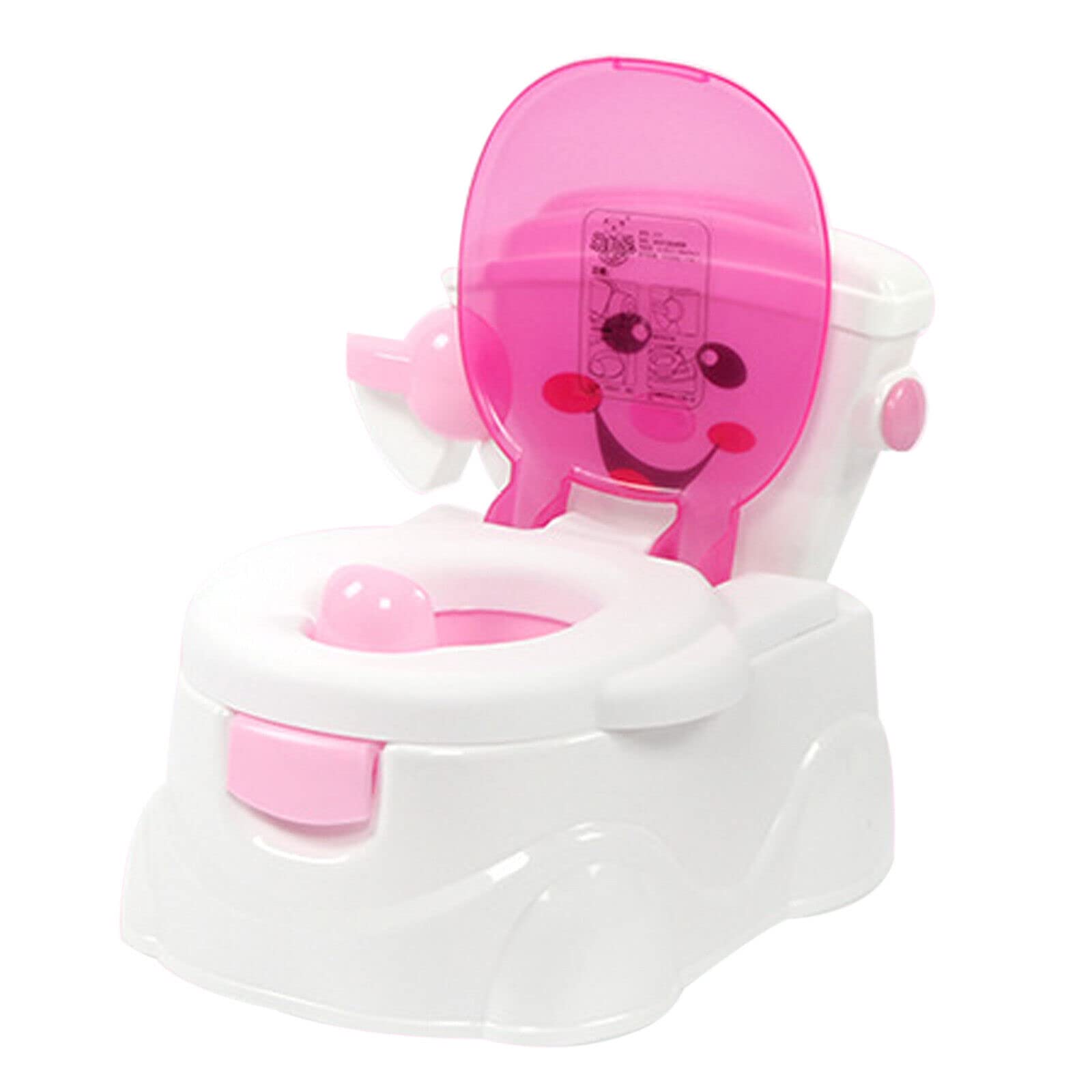 Nocnik do nauki nocnika Potty bez substancji szkodliwych i przyjazny dla dzieci, przenośna toaleta, doniczka do nauki dla dzieci, deska sedesowa dla dzieci w wieku 1-8 lat, różowa