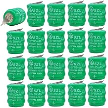 20 Pack 3.6V 80mAh Ni-MH Battery for Varta 3/V80H 55608303012 PLC CNC Chip Data Power Supply 2 Pin