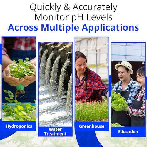 bluelab probph ph probe for water replacement electrode for meter monitor and controller with easy calibration tool for hydroponic system and indoor plant grow