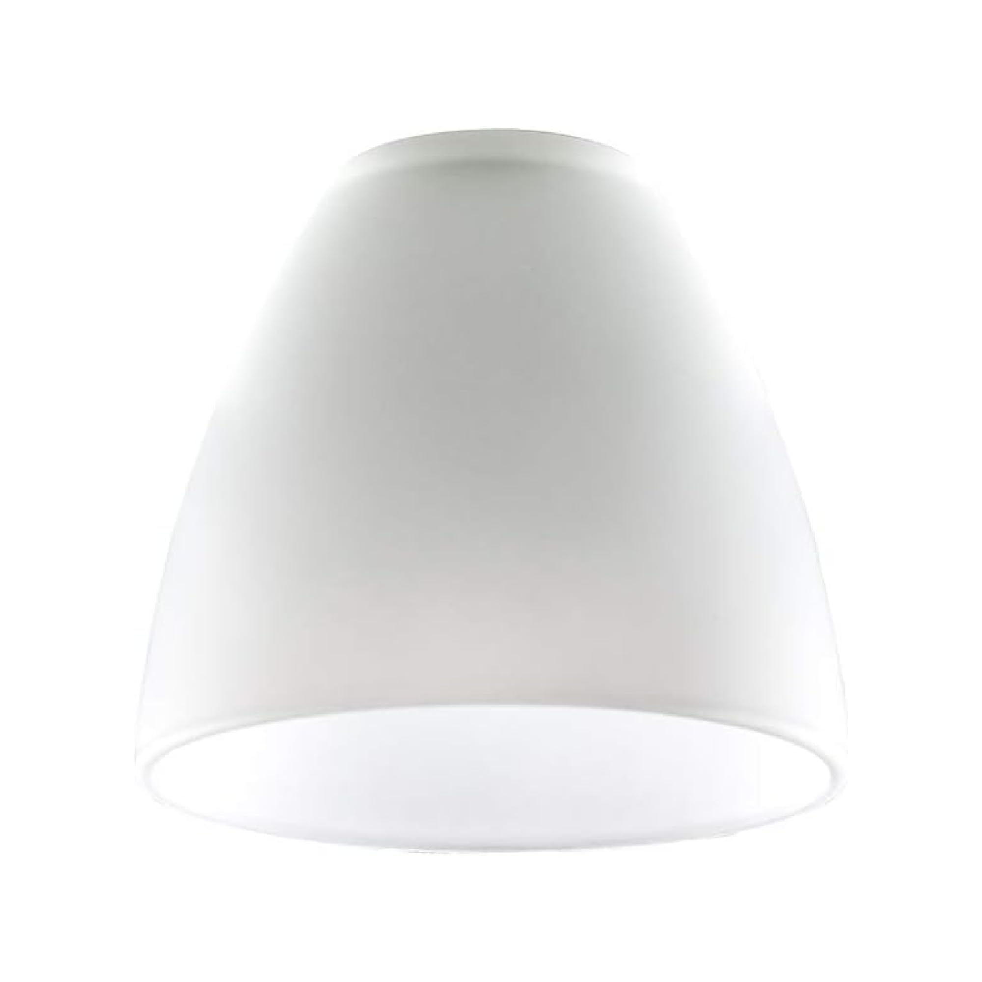 MiniSun | White Frosted Glass Replacement Light Shades | Lamp Shades, Home Décor & Improvement Essential | Pack of 3 | 110mm Shade Width