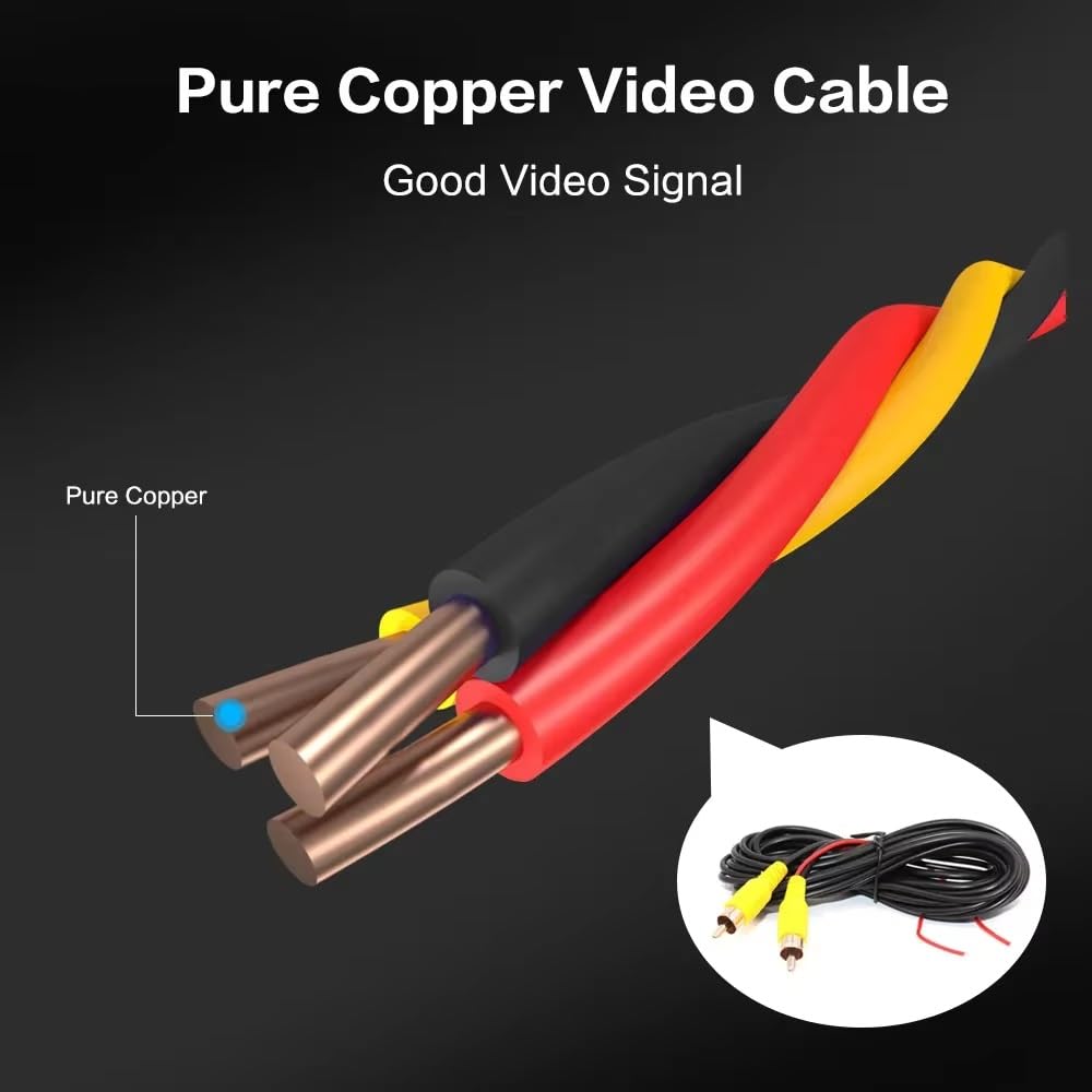 Cámara Trasera Camara Cámara De Visión Trasera Coche AHD 1080P Lente Ojo Pez Visión Nocturna Impermeable Universal Cámara Marcha Atrás Vehículo AHD Dinámica