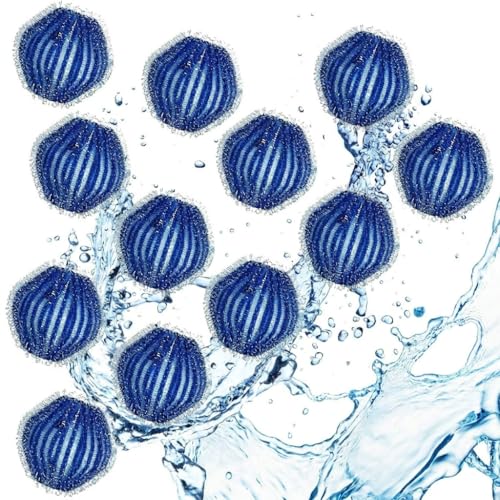 AETHEREVE Pet Hair Remover for Laundry, 12Pcs Reusable Lint Remover Balls for Dog Cat Fur, Effectively Removes Pet Hair from Bedding and Clothes
