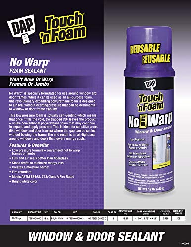 DAP Touch n' Foam No Warp Foam 12 Pack miniatura 5