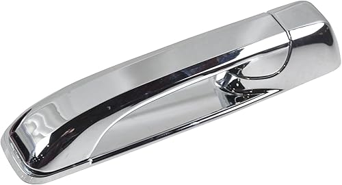 Miniatura 449 de TRQ Manija de puerta exterior delantera izquierda plateada para el lado del conductor compatible con Nissan 370Z 2009-2017