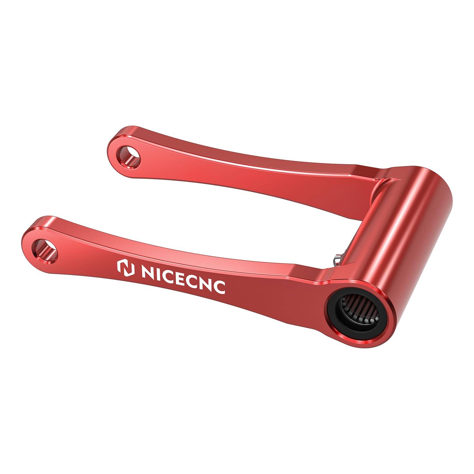 NICECNC Tieferlegungslenker-Kit Compatible with Honda CRF300L Rally 2021-2024, CRF300L 2021-2024, eloxiert, CNC-gefräst, 1,75 Zoll, Ersatz für 52475-K1T-E10, Aluminium, rot