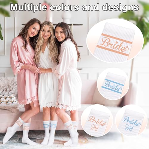 Image of Juesly Bride Gifts with Bride Socks,Wifey Socks as Bachelorette Gifts for Bride,Gifts for Wife