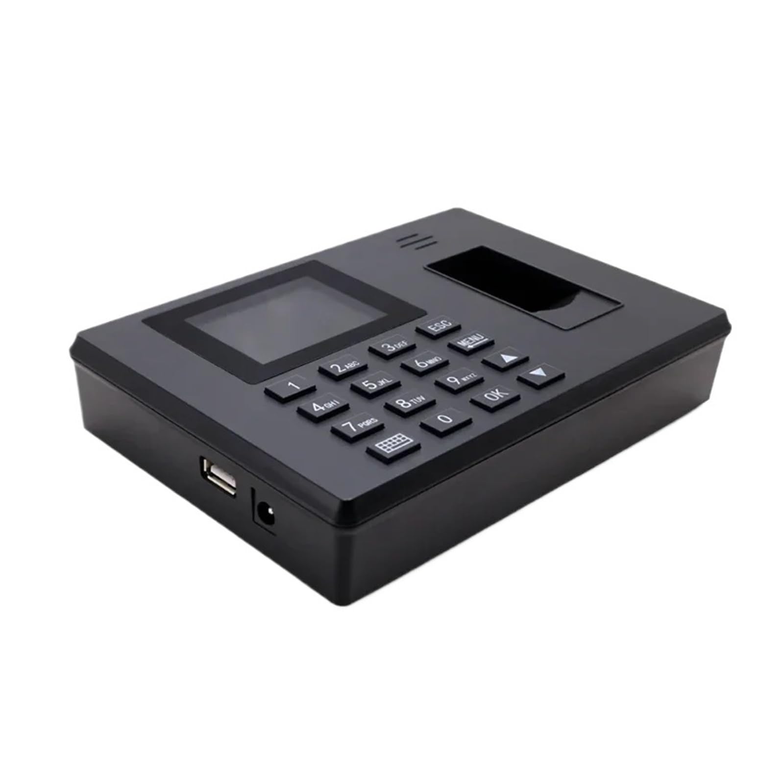 Reloj de Fichar, Reloj de tiempo USB con huella dactilar biométrica, grabadora de de asistencia de oficina, máquina de cronometraje for empleados, lector