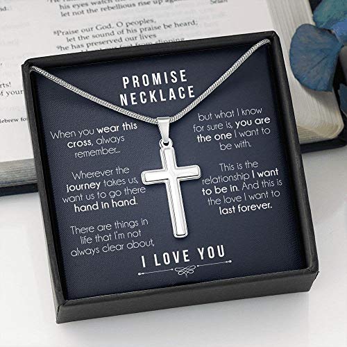 Personalized Necklace Gift - Forever Love Necklace, Personalized Gift For Him, Promise Necklace For Him, Promise Rings For Him, Jewelry For Husband, Promise Necklace For Boyfriend, Sentimental