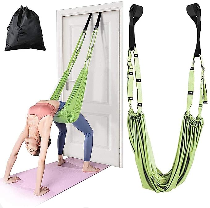 Zorzel Aerial Yoga Strap - Fitness Strap for Waist Trainer Leg Stretching Door Swing Adjustable Strap - Back Bend - Go Upside Down for Yoga Practitioners Ballet Dancers Gymnastics Relief (B0BZZHK5X8) Amazon Price History, Amazon Price Tracker