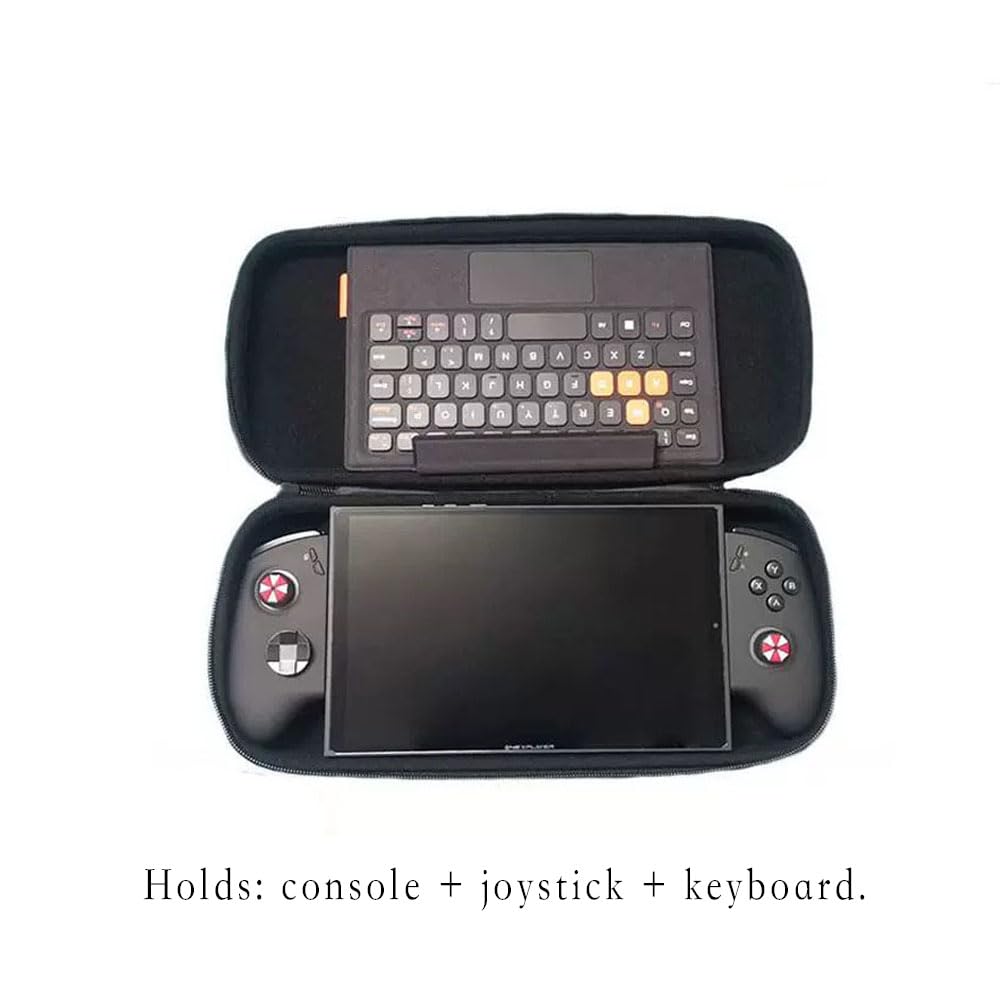 Voikoli Protective Bag Portable Storage Case Compatible with Onexplayer X1 Mini Eva Hard Shell Case Storage Host Keyboard Handle (Black)