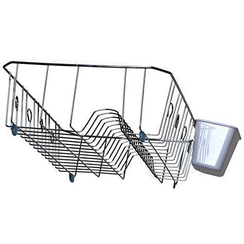 Homebasix Ji-25C-3L Dish Drainer With Basket, Chrome #TOP4