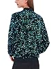 Anna-Kaci Velvet Long Sleeve Sequin Glitter Bomber... #2