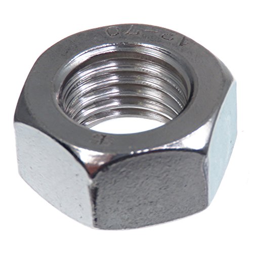 SECCARO Mutter M16, Edelstahl V2A VA A2, DIN 934 / ISO 4032, Sechskant, 20 Stück