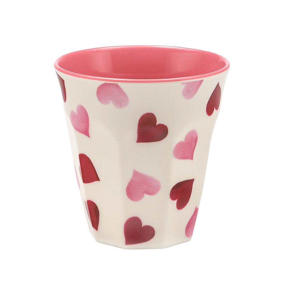 Emma Bridgewater Pink Hearts Melamine Beaker, Multi Amazon.in