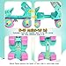 SULIFEEL Kids Adjustable Quad Roller Skates,Toddler Beginner Roller Skates for Gilrs and Boys Age 2-5 Years Old Unicorn Green