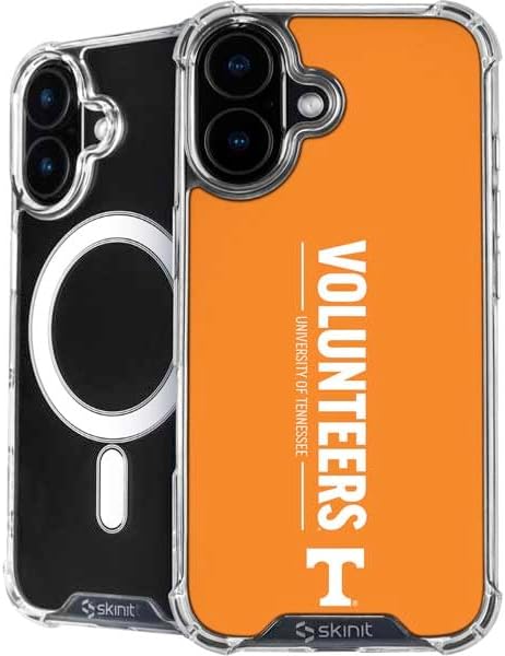 Skinit Phone Case Compatible with MagSafe iPhone 16 - Officially Licensed University of Tennessee Split Jersey Design