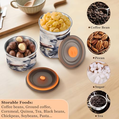 Envase Hermético para Café de Acero Inoxidable 900ml miniatura 5