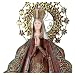Holyart Estatua Virgen Aureola Estrellas Corona Metal h 51 cm