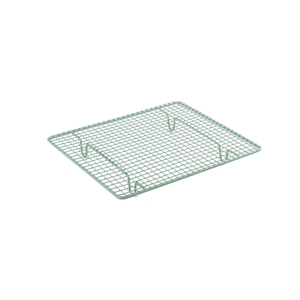 Juego de Dos Rejillas de enfriamiento for Hornear Rejillas de Secado antiadherentes de Color Verde Menta Rejilla de enfriamiento Grande for Pasteles y Galletas de Pan (Size : 26.3cm)
