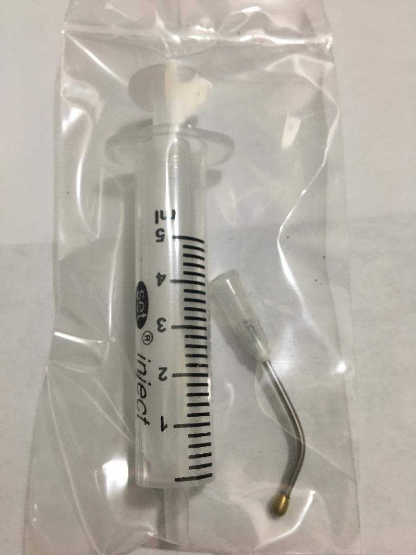 Birds Hand Rearing New bornSmall Exotic Bird Canary Finch Feeding 5 ml Gavage Crop Stainless Steel Needle Syringe-Medication Cannula (1)