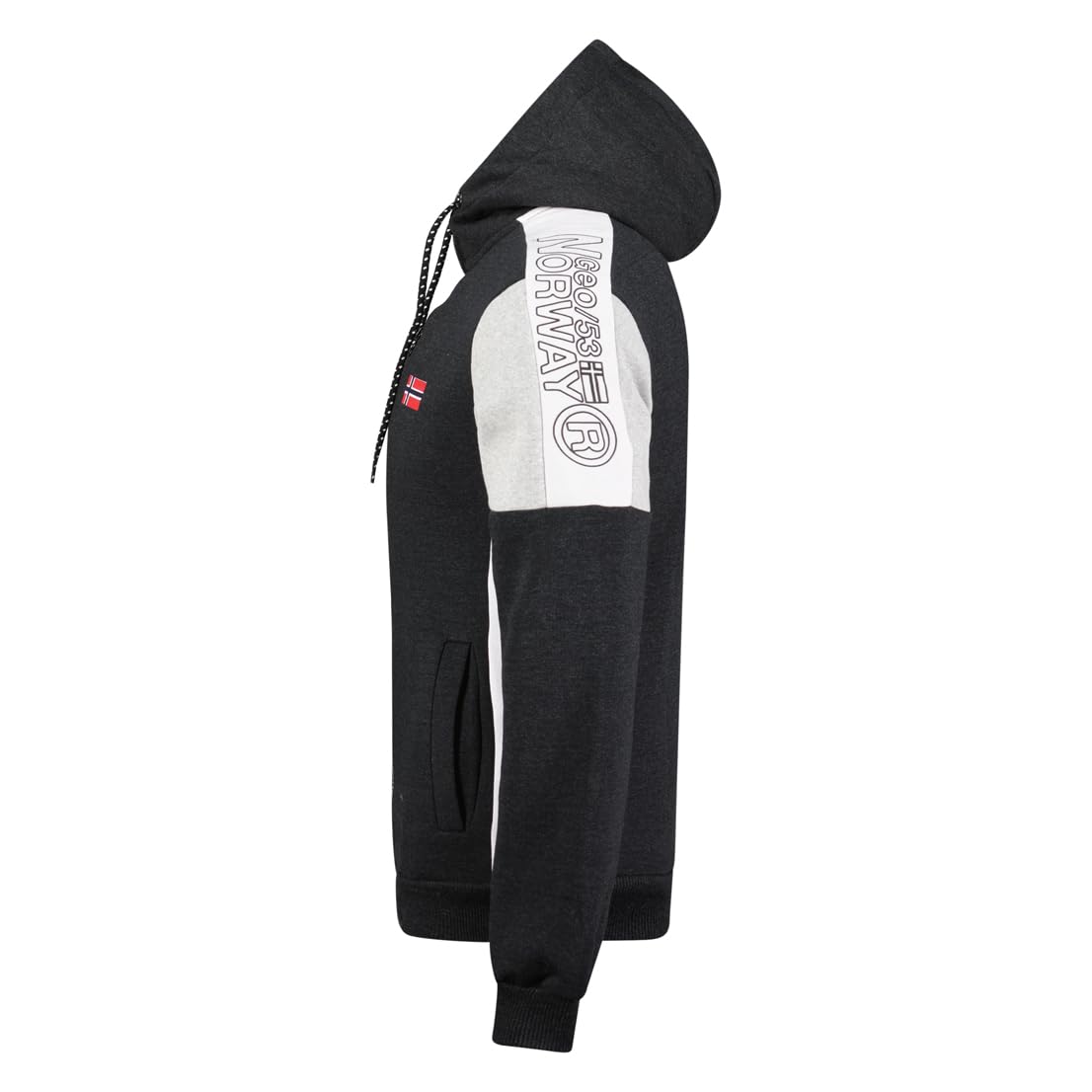 Geographical Norway Fagozip Men Sweatshirt à Capuche Homme