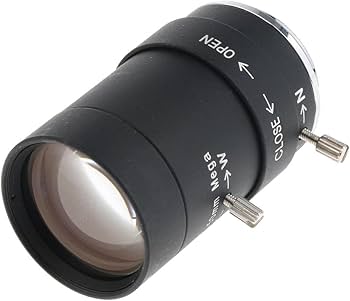Amazon | 防犯カメラ 5-50mm 可変焦点 アイリスレンズ 1/3インチ F1.6