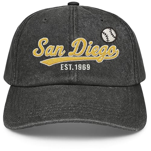 Cap Hat Classic Vintage Embroidered Hat Cap for Men Women Teenager Adjustable