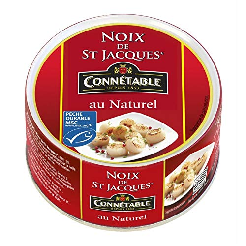 CONNETABLE - Noix De St Jacques Msc Au Naturel 111G - Lot De 3 - Offre Special
