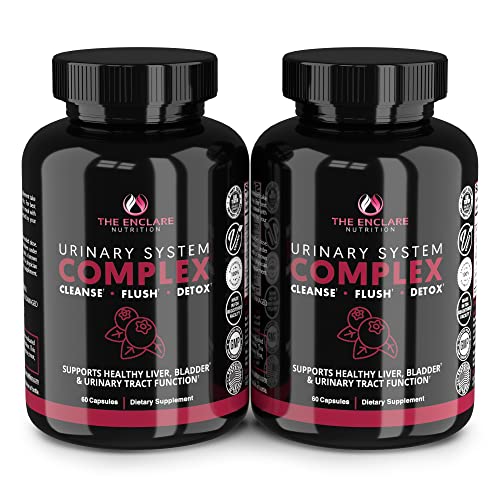 THE ENCLARE NUTRITION D Mannose Capsules|1000mg with Cranberry Pills for Women & Men, Hibiscus & Dandelion. Fast-Acting Urinary Tract Health, Bladder Control, Liver Support, Kidney Cleanse & Detox(2)