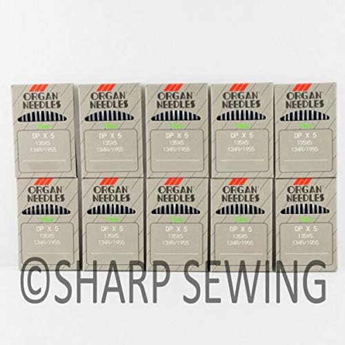 PUMICHA Needles Supplies for 100 O.R.G.A.NTITANIUM 135X7PD 18PD Industrial Sewing Machine Needle 135X5 135X7 134 for Sewing Machine.
