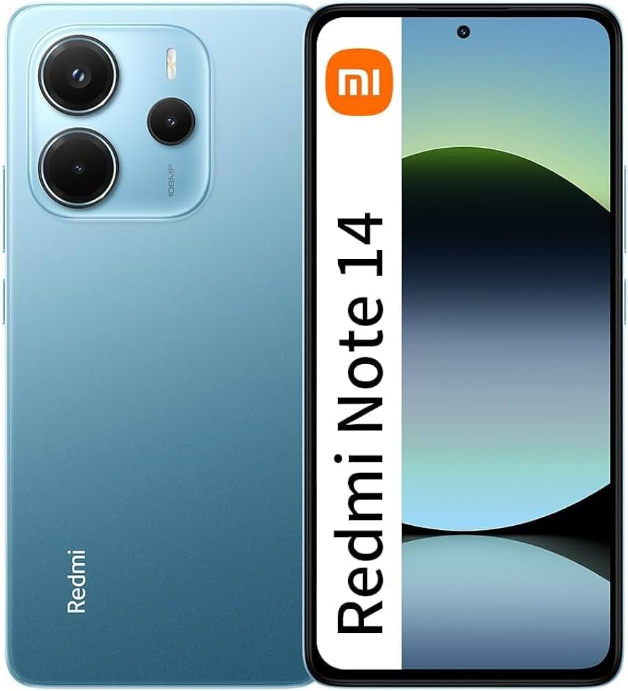 スマートフォン本体 Redmi Not 14 Smartphone Xiaomi Redmi Note 14 Ocean Blue (Azul) 8GB RAM