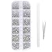 Produktbild Nuosen 3360 Stücke Strasssteine Nail Art, 6 Größen Runde Glitzersteine Flache Crystal Edelsteine mit Pickup Pinzette und Picking Pen für DIY Handwerk Nägel Kleidung