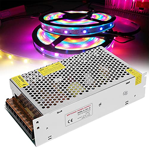 Image of AC to DC Converter, Aluminum Alloy Switch Power Supply Driver Adapter, DC24V LED Screen Strip Light 3D Printer Power Supply(S-240-24(24V /10A /240W)AC110 /220V±15%)