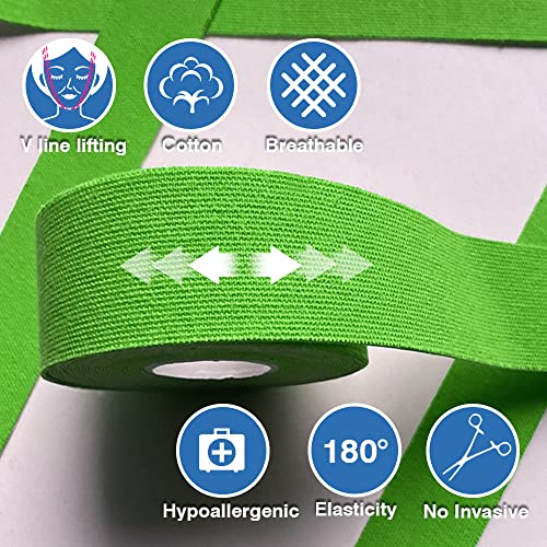 Fita facial para rugas – Fita para rugas faciais – Adesivos para suavizar o rosto – V – Produtos de