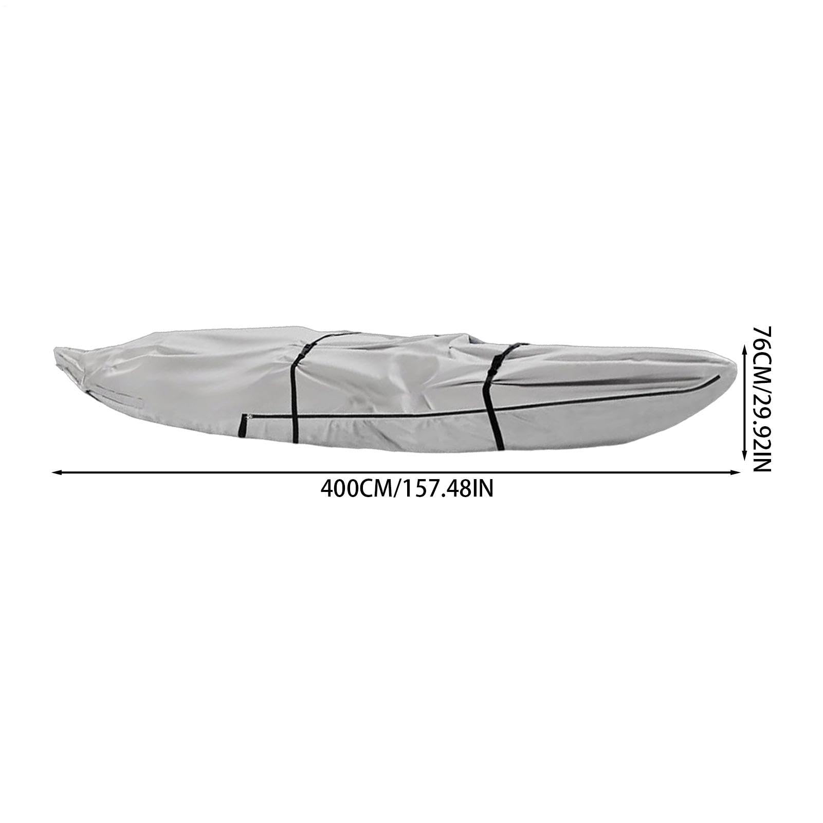 Kanu-Abdeckung 420D Oxford strapazierfähige UV-beständige wasserdichte | SUP-Hülle für Angelboot, Kanu, Paddelboard, Anhänger, Campingausflüge, Anlegestelle