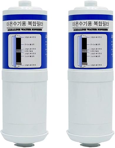Juego de 2 filtros ionizadores de agua para Nexus X-Blue, Smart, AK-1000, AK-4000, JP-1000, NW-100