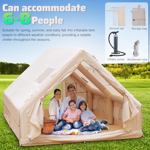 Carpa Inflable NUOBESTY para Camping 8 Personas miniatura 4