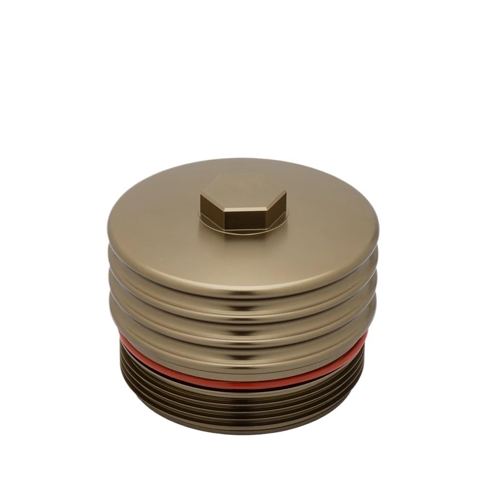 Geschmiedete Ölfiltergehäuseabdeckung aus Aluminiumlegierung, kompatibel mit N20 N26 N52 N54 N55 B48 B58 EA888 und ähnlichen Modellen(N20 N26 N52 N54 N55)