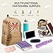 Okentiso Back to School Baseball Backpack Set 3PCS – Old-Fashion Sports Bookbag with Lunch Bag & Pencil Case, High Capacity School Bag for Boys Girls, Stylish Backpack for Class, Gym or Travel