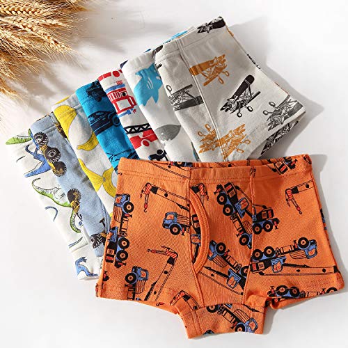 Little Boys Soft Cotton Briefs Toddler Kids Underwear Various cute patterns 6-8-9Pack,size:2-3T 3-4T 4-5T 5-6years 7-8years3