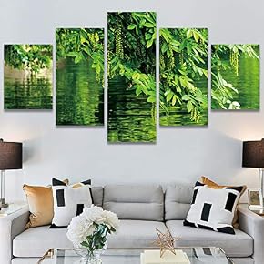 SIGNWIN 5 Panel Canvas Wall Art Modern Art...