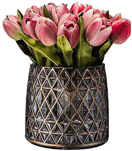 Vase porcelaine noir MU pour faux fleur et decoration salon