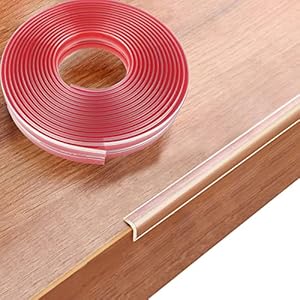 Baby Proofing, Edge Protectors 20ft Silicone Edge Protector Strip Clear Soft Corner Protectors with Pre-Taped Strong…