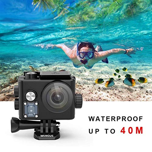 WiMiUS Action Cam 4k WIFI Sport Camera Subacquea