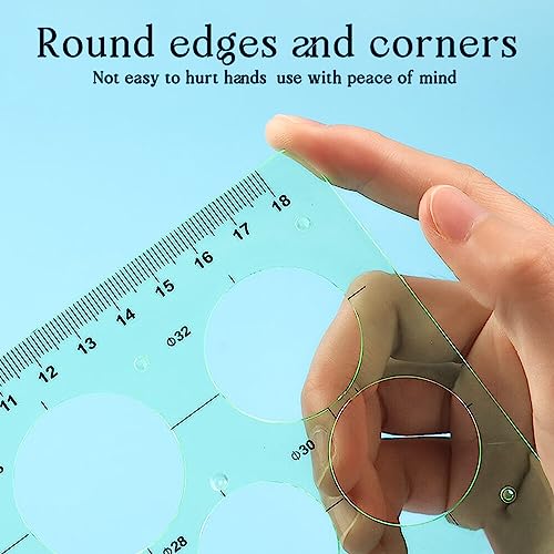 MHwan Modello di Cerchio, 3 Pezzi Trasparente e